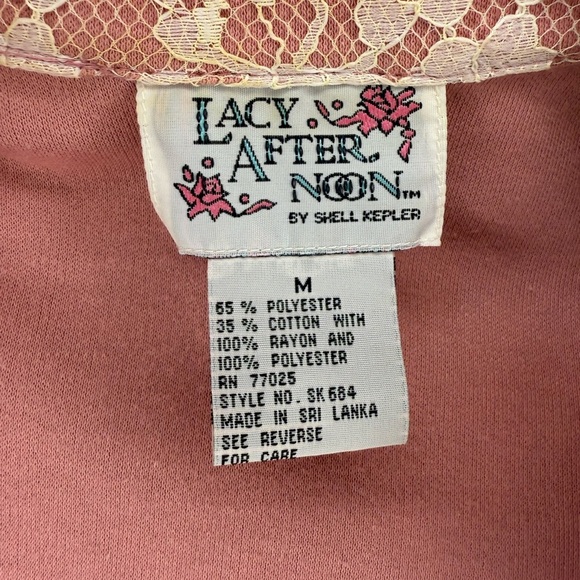 🌸Vintage Lacy Afternoon by Shell Kepler Button-Up Top - Size M🌸 - Picture 8 of 9